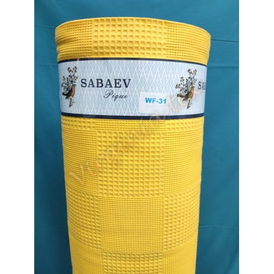 Material prosop tip fagure Waffle engros bumbac 100% 240 cm ROLA 30 ml Galben